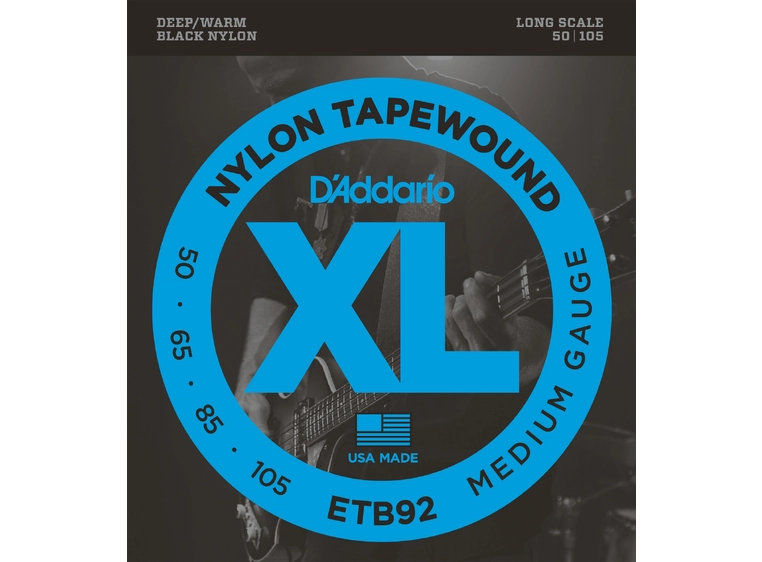 D'Addario ETB92 El.Bass strenger (050-105) Tapewound L.Scale 